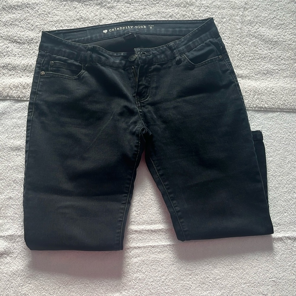 Black Jean capris